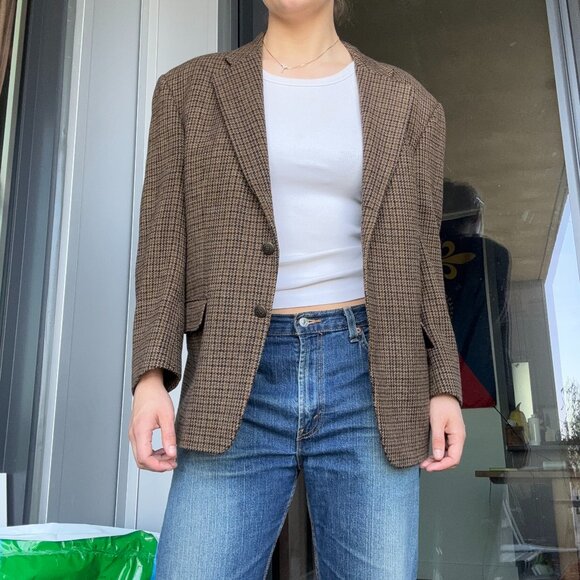 Guy Laroche Wool Men's Blazer with Shoulder Padding - Picture 1 of 10